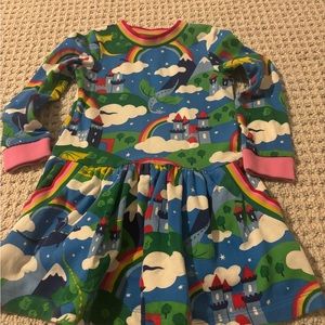 Mini Boden printed dress, size 4-5 (110cm)